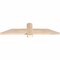 Ekena Millwork Eugene Smooth Timber Gable Bracket, Douglas Fir, 36"W x 9"H x 1 1/2"D x 3 1/2"F, 6/12 Pitch GBW036X09X0204EUG00SDF - alternate 4